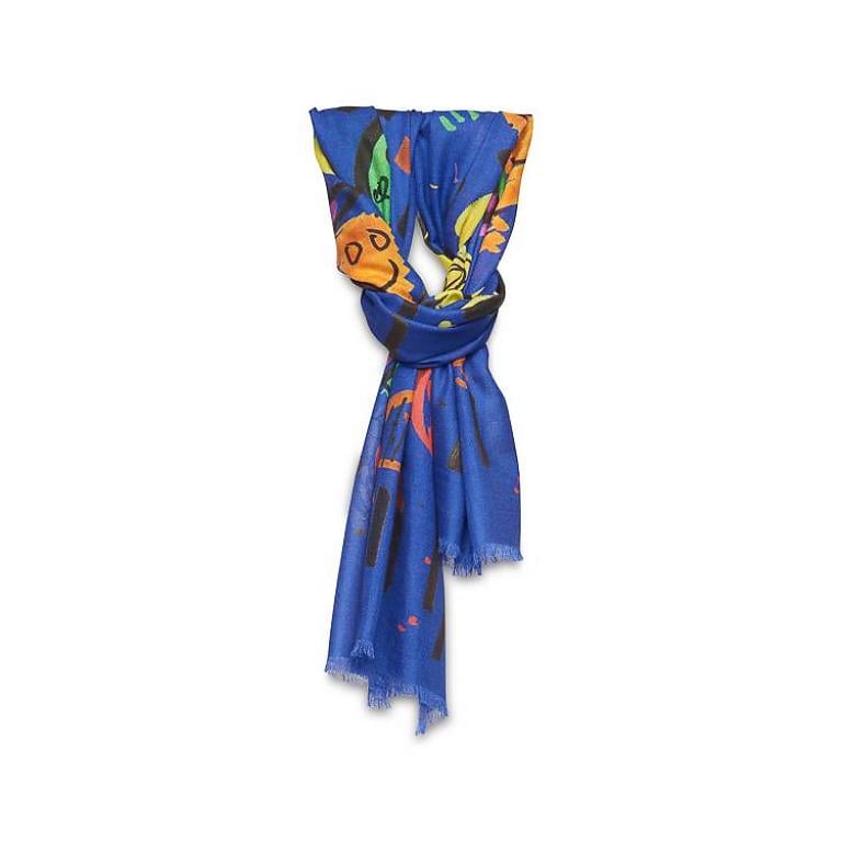 The Bruna Scarf, Royal Blue