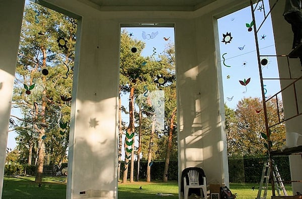 Window detail of The Inter Chapel