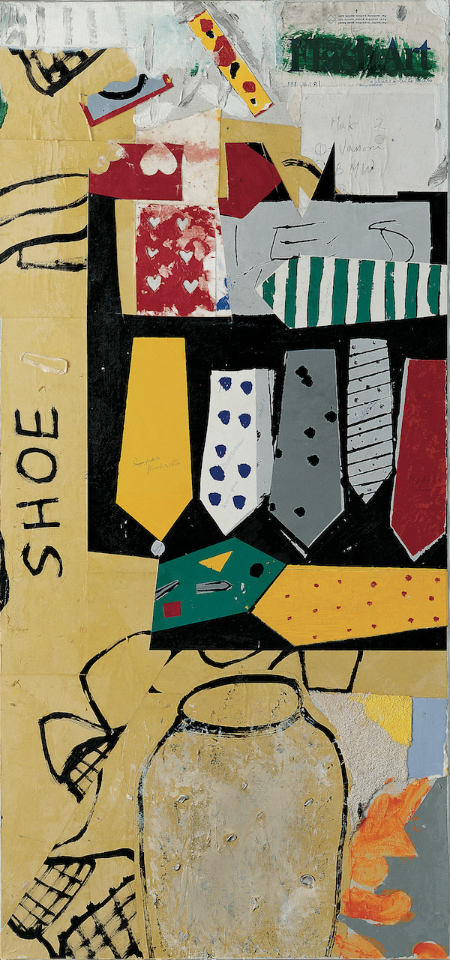 1994, Mixed media and collage, 62x132cm